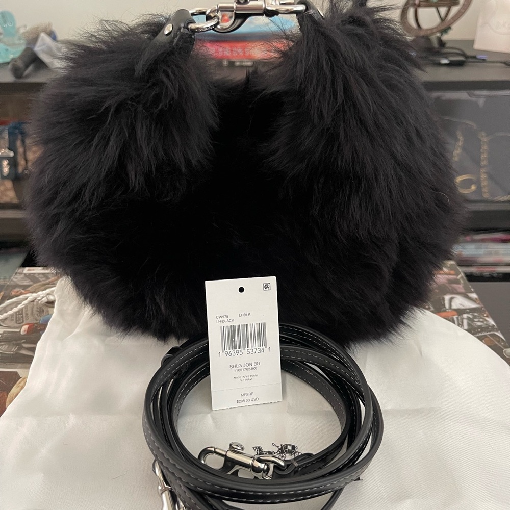 Coach Shearling Jonie crossbody bag